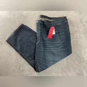 LEVI'S Big & Tall 541 STRETCH JEANS Athletic Straight Slight Tapered 58 X 30 NWT